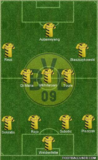 Borussia Dortmund Formation 2015