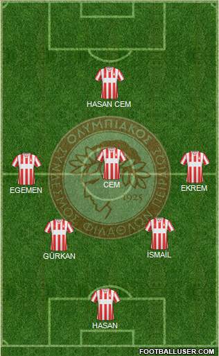 Olympiakos SF Piraeus Formation 2015