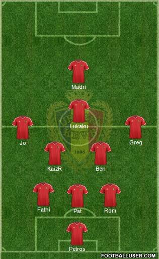 Belgium Formation 2015