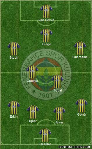 Fenerbahçe SK Formation 2015