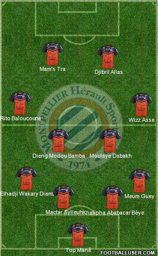 Montpellier Hérault Sport Club Formation 2015
