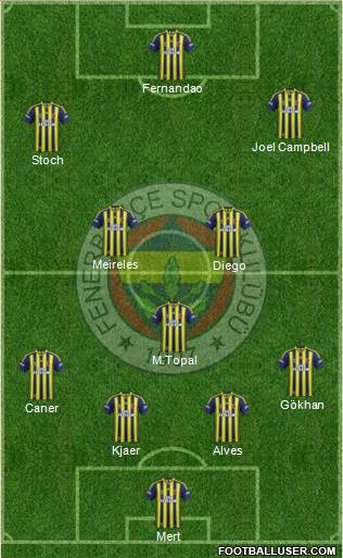 Fenerbahçe SK Formation 2015