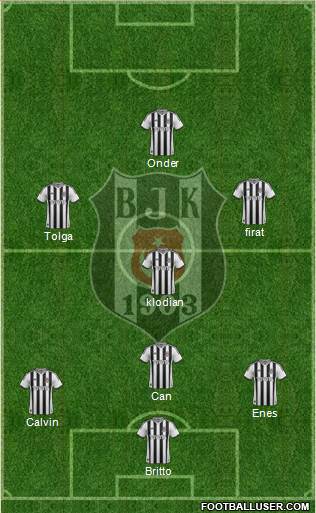 Besiktas JK Formation 2015