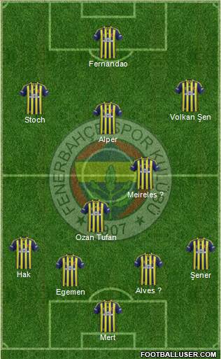 Fenerbahçe SK Formation 2015