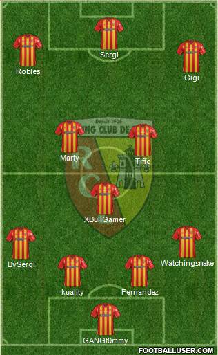 Racing Club de Lens Formation 2015