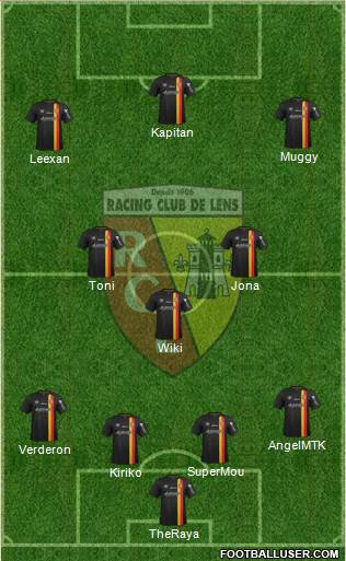 Racing Club de Lens Formation 2015