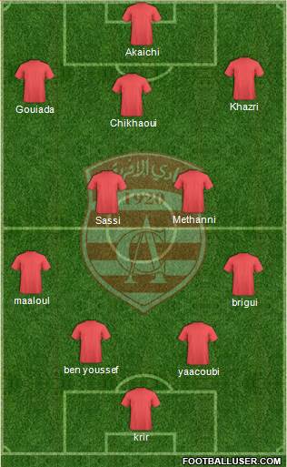 Club Africain Tunis Formation 2015
