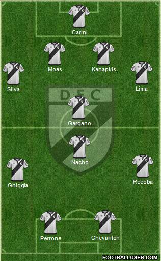 Danubio Fútbol Club Formation 2015