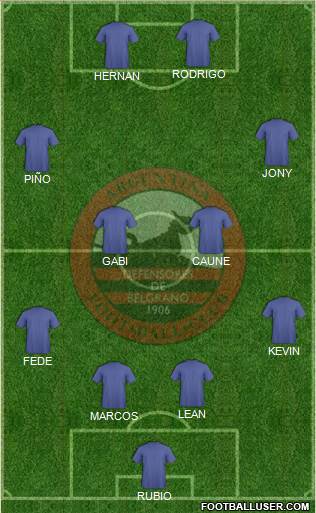 Defensores de Belgrano Formation 2015