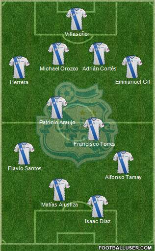 Club Puebla de la Franja Formation 2015