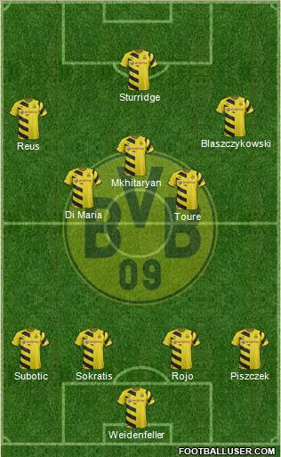 Borussia Dortmund Formation 2015