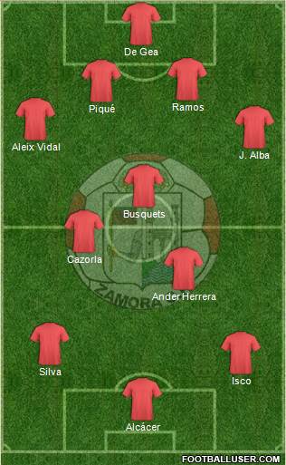 Zamora C.F. Formation 2015