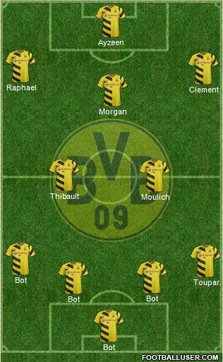 Borussia Dortmund Formation 2015