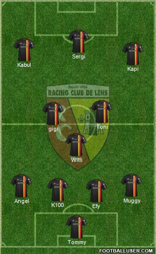 Racing Club de Lens Formation 2015