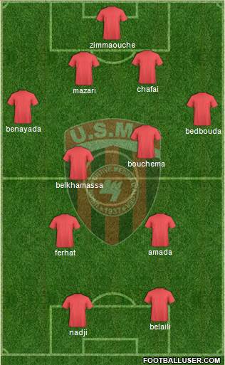Union Sportive de la Médina d'Alger Formation 2015