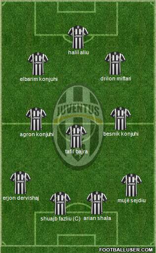 Juventus Formation 2015