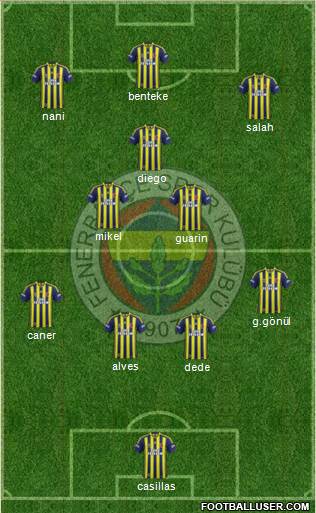 Fenerbahçe SK Formation 2015