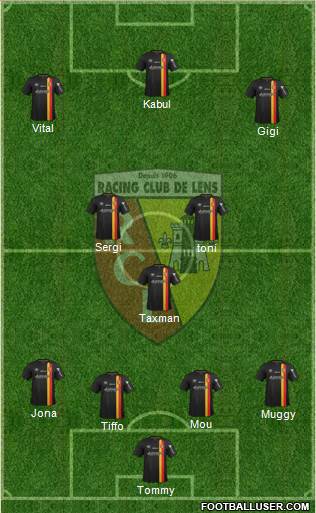 Racing Club de Lens Formation 2015