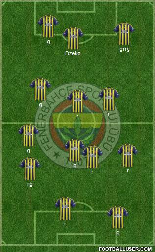 Fenerbahçe SK Formation 2015