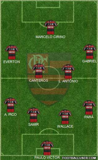 CR Flamengo Formation 2015
