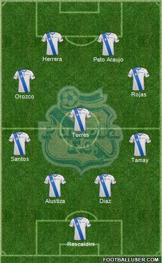 Club Puebla de la Franja Formation 2015