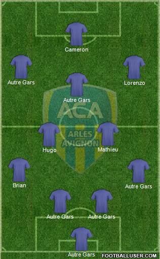 Athlétic Club Arles-Avignon football formation