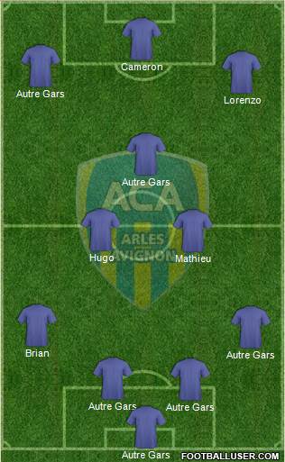 Athlétic Club Arles-Avignon football formation