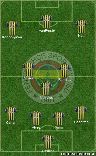 Fenerbahçe SK Formation 2015