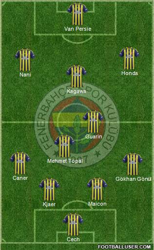 Fenerbahçe SK Formation 2015