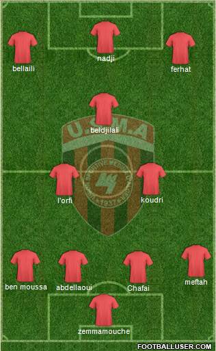 Union Sportive de la Médina d'Alger Formation 2015