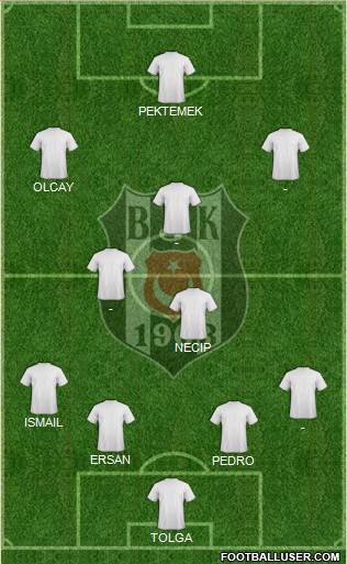 Besiktas JK Formation 2015