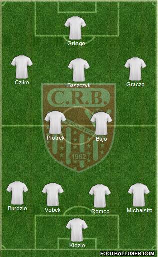 Chabab Riadhi Belouizdad 3-5-1-1 football formation