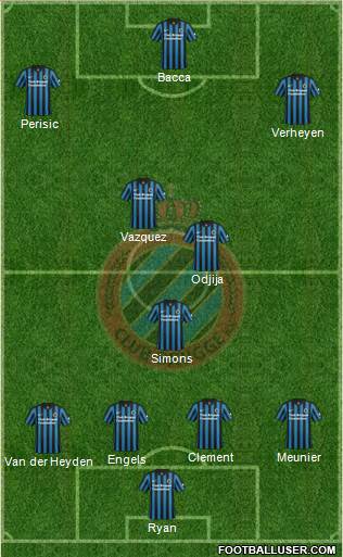 Club Brugge KV Formation 2015