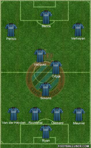 Club Brugge KV Formation 2015