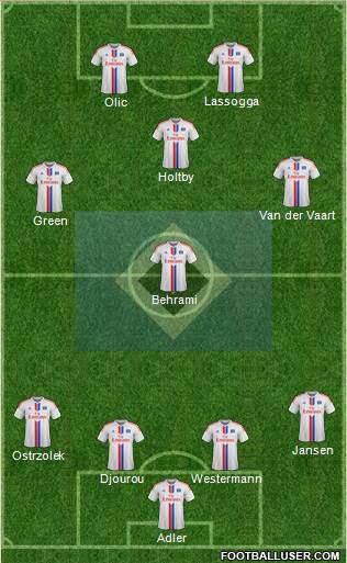 Hamburger SV Formation 2015