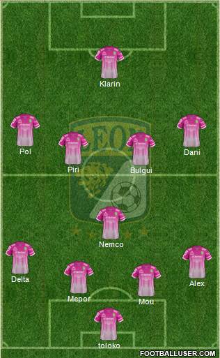 Club Deportivo León Formation 2015