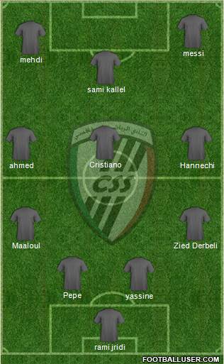 Club Sportif Sfaxien Formation 2015