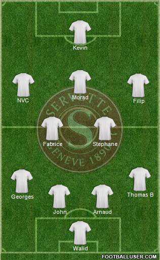 Servette de Genève Football Formation 2015