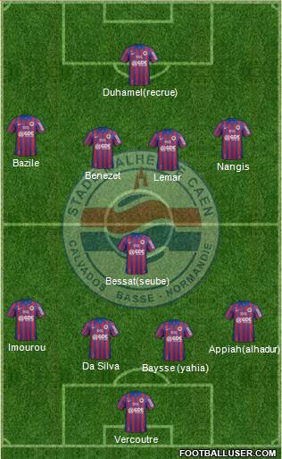 Stade Malherbe Caen Basse-Normandie Formation 2015