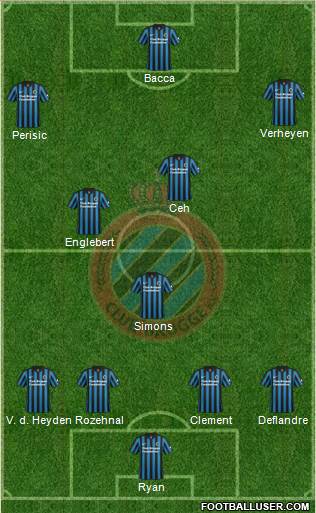 Club Brugge KV Formation 2015