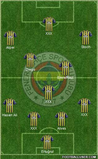 Fenerbahçe SK Formation 2015