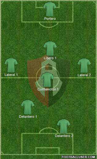Club Deportivo Atlas Formation 2015
