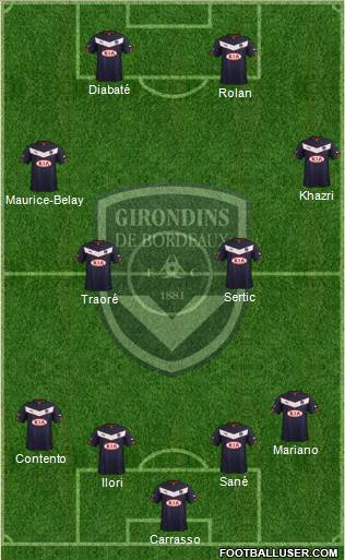 FC Girondins de Bordeaux Formation 2015