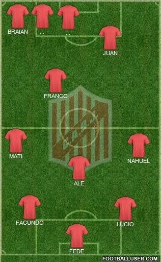 9 de Julio Formation 2015