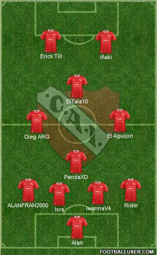 Independiente Formation 2015