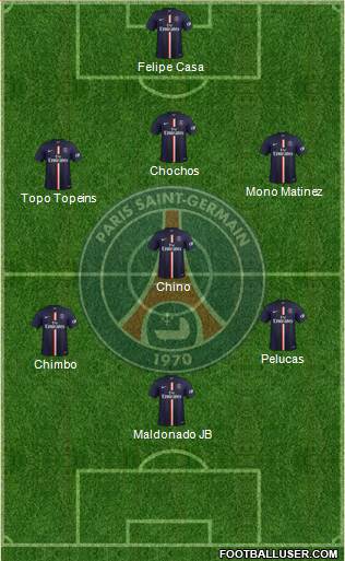 Paris Saint-Germain Formation 2015