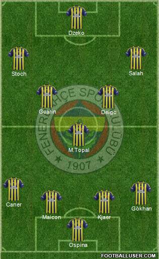 Fenerbahçe SK Formation 2015