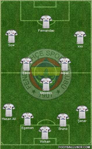 Fenerbahçe SK Formation 2015
