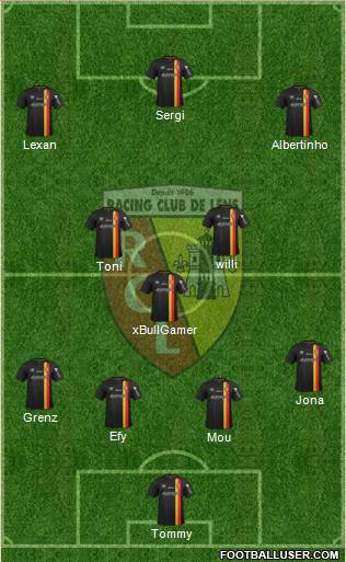 Racing Club de Lens Formation 2015
