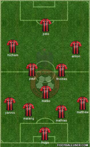 OGC Nice Côte d'Azur Formation 2015